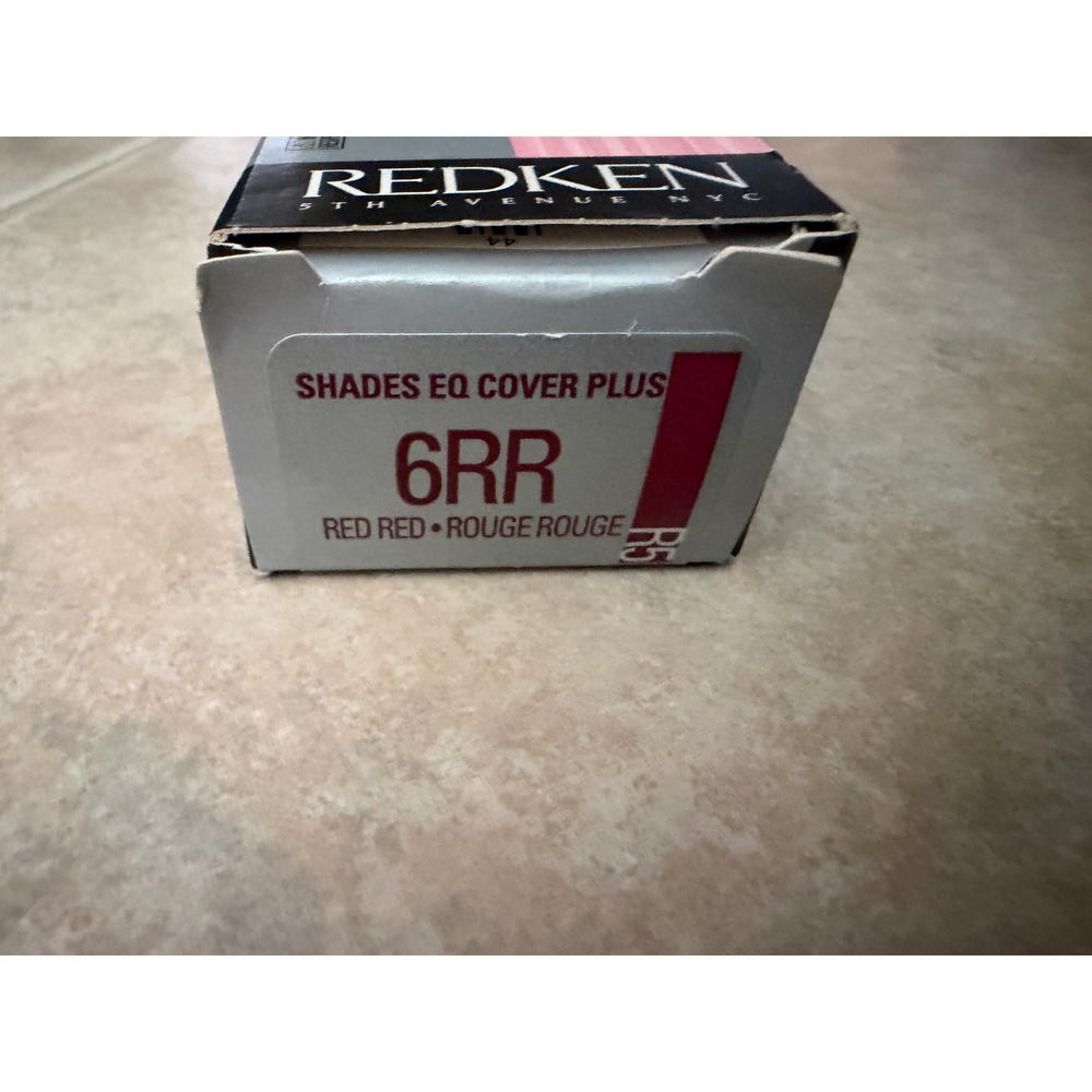 Redken Shades EQ Cover Plus 6RR Red Red Cream Hair Color Acidic Demi-Permanent